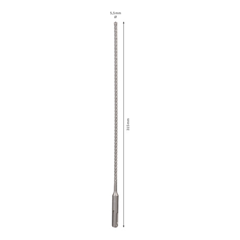Bosch Hammerbohrer SDS plus-7X 5,5 x 250 x 315 mm