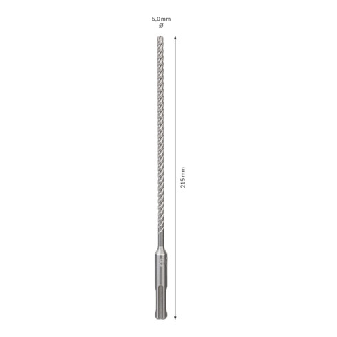 Bosch Hammerbohrer SDS plus-7X 5 x 150 x 215 mm