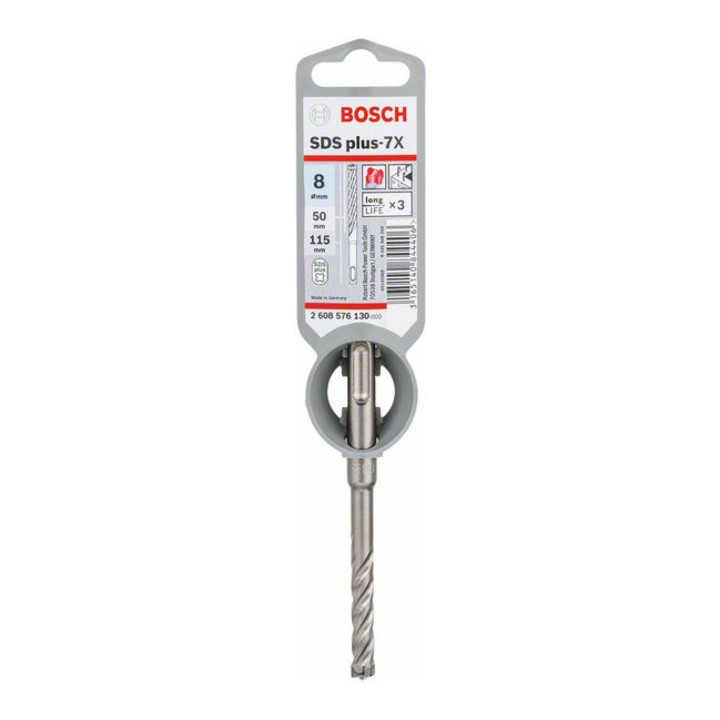 Bosch Hammerbohrer SDS plus-7X 8 x 50 x 115 mm