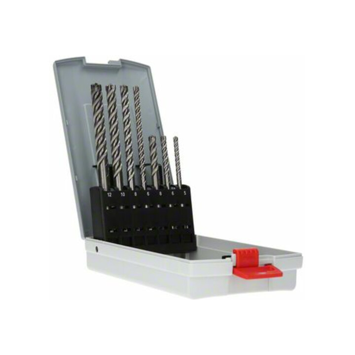 Bosch Hammerbohrer-Set SDS plus-7X, 7-teilig, 5 - 12 mm