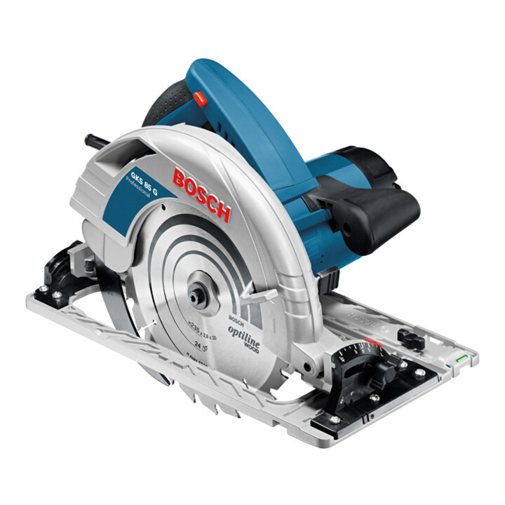 Bosch handcirkelzaag GKS 85 G + FSN 1400