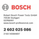 Bosch handgreep voor boorhamer past op GBH 10 DC en GBH 11 DE-4