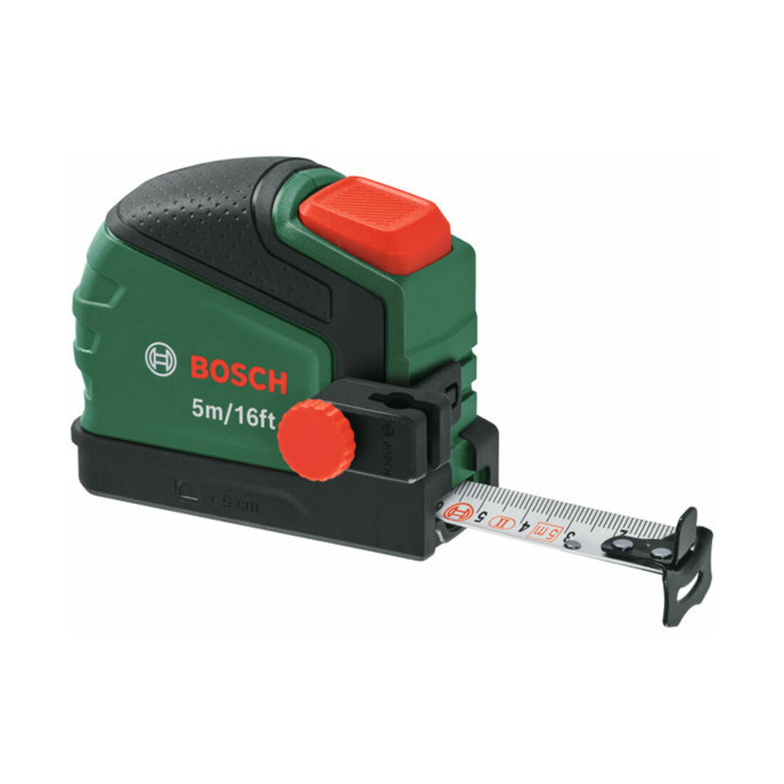 Bosch Handwerkzeuge Maßband 5m / 16 ft inkl. Befestigungsclip