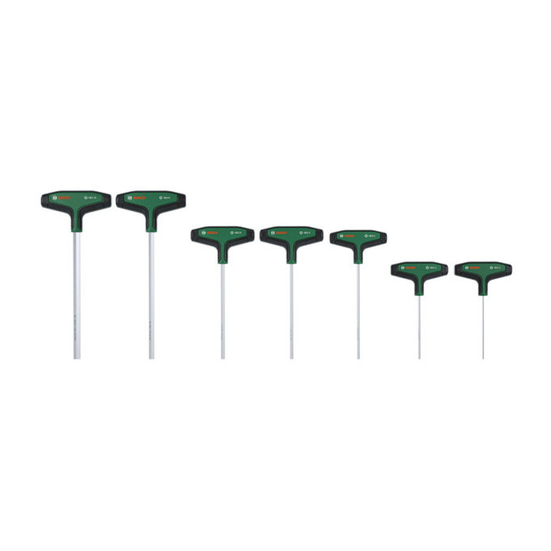 Bosch Handwerkzeuge Sechskantschraubendreher-Set mit T-Griff 7-teilig