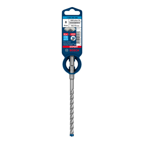 Bosch Hartmetall-Hammerbohrer EXPERT„7X“ SDS-plus,⌀xganze Länge: 8X165mm