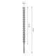 Bosch Hartmetall-Hammerbohrer SDS-max,⌀xganze Länge: 40X720mm-5