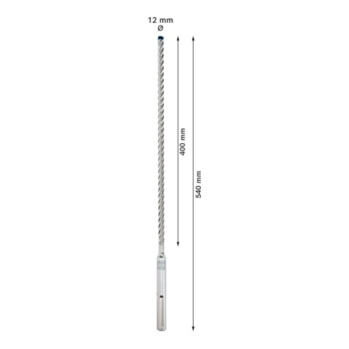 Bosch Hartmetall-Hammerbohrer SDS-max EXPERT„8X“ SDS-max,⌀xganze Länge: 12X540mm