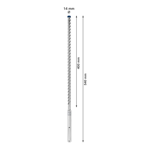 Bosch Hartmetall-Hammerbohrer SDS-max EXPERT„8X“ SDS-max,⌀xganze Länge: 14X540mm