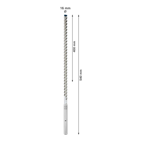 Bosch Hartmetall-Hammerbohrer SDS-max EXPERT„8X“ SDS-max,⌀xganze Länge: 16X540mm