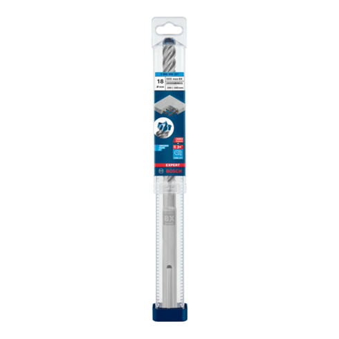 Bosch Hartmetall-Hammerbohrer SDS-max EXPERT„8X“ SDS-max,⌀xganze Länge: 18X340mm