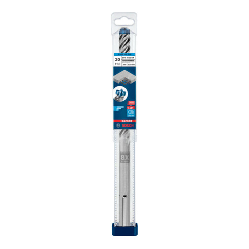 Bosch Hartmetall-Hammerbohrer SDS-max EXPERT„8X“ SDS-max,⌀xganze Länge: 20X320mm
