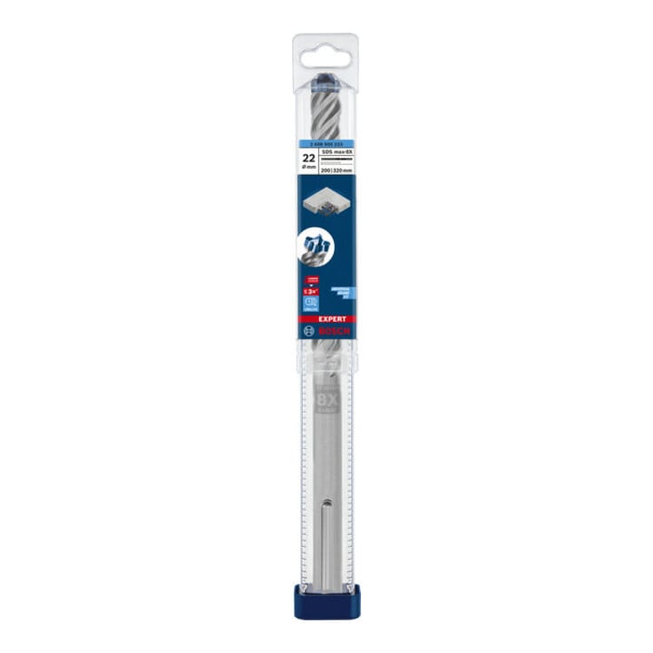 Bosch Hartmetall-Hammerbohrer SDS-max EXPERT„8X“ SDS-max,⌀xganze Länge: 22X320mm