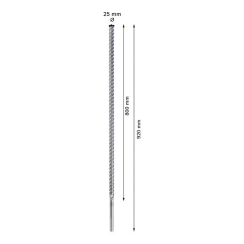 Bosch Hartmetall-Hammerbohrer SDS-max EXPERT„8X“ SDS-max,⌀xganze Länge: 25X920mm