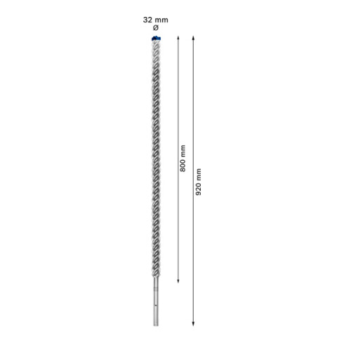 Bosch Hartmetall-Hammerbohrer SDS-max EXPERT„8X“ SDS-max,⌀xganze Länge: 32X920mm