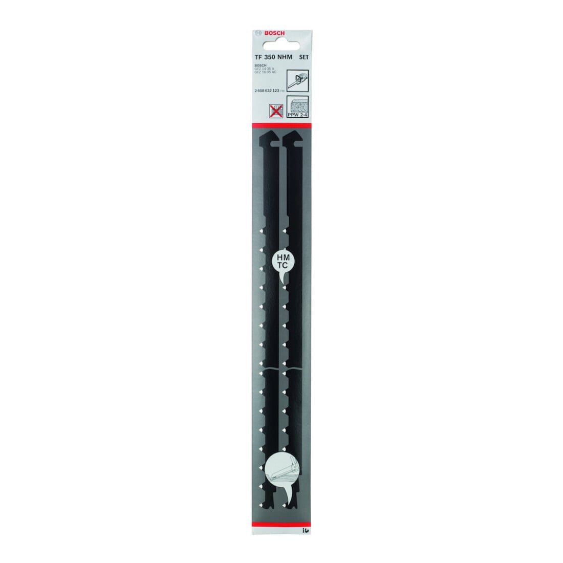 Bosch Hartmetall-Sägeblattsatz TF 350 NHM, Diverse Materialien (Hartmetall)