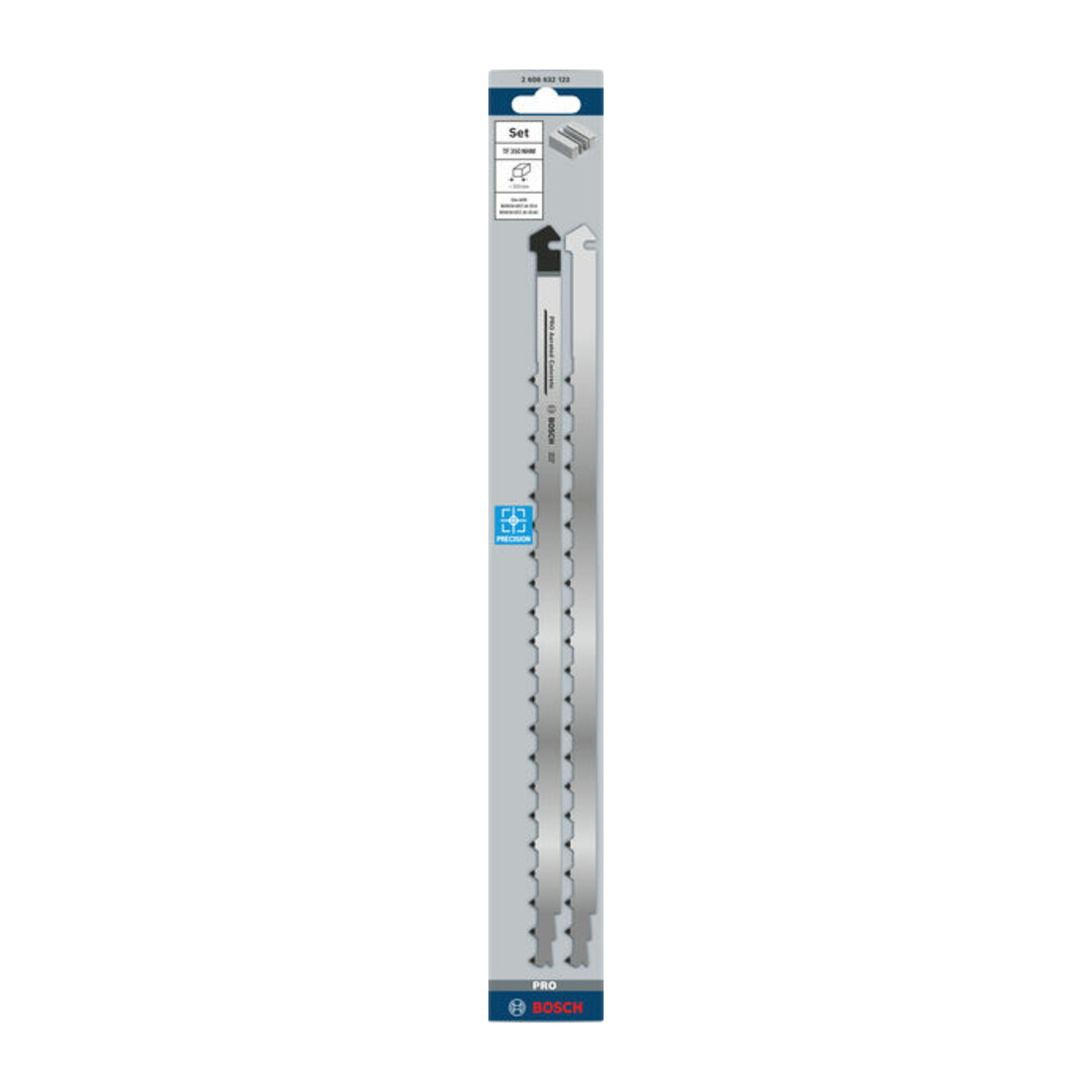Bosch Hartmetall-Sägeblattsatz TF 350 NHM, Diverse Materialien (Hartmetall)