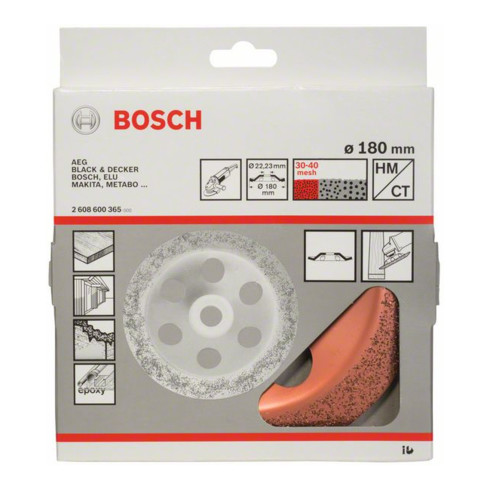 Bosch Hartmetalltopfscheibe, fein, schräg