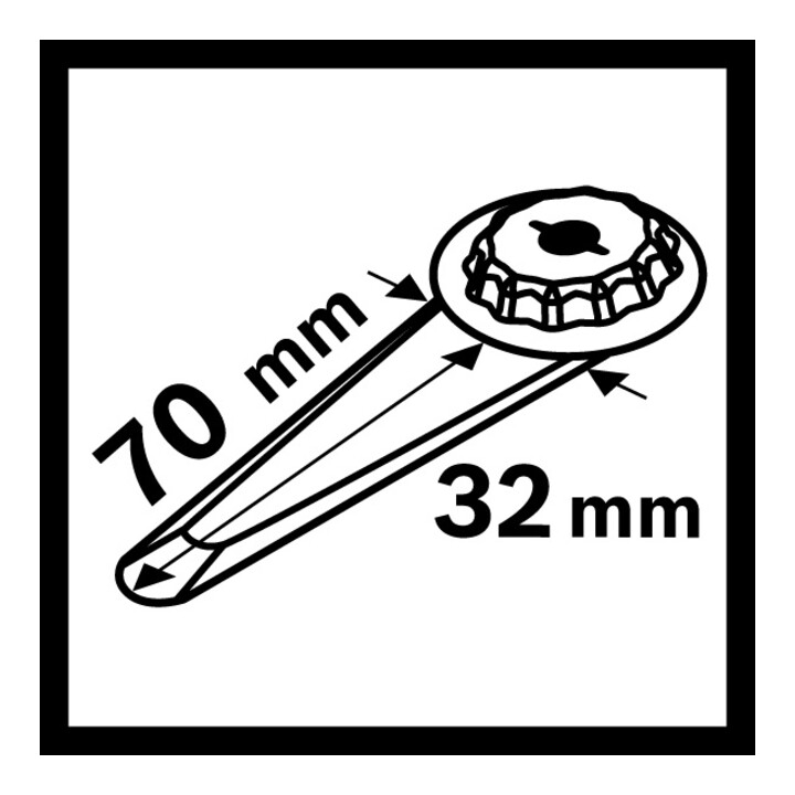 Bosch HCS Coupe-bordure universel MAII 32 SLC, 70 x 32 mm