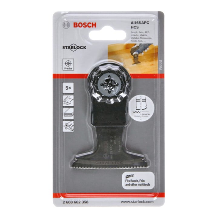 Bosch HCS invalzaagblad AII 65 APC Wood, 40 x 65 mm