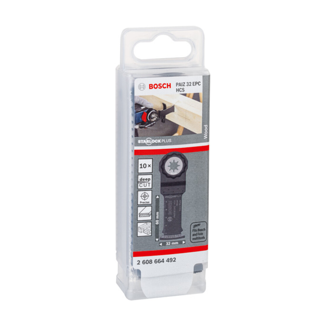 Bosch HCS invalcirkelzaagblad PAIZ 32 EPC hout, 60 x 32 mm, doe-het-zelf