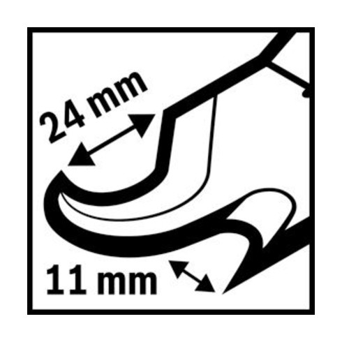 Bosch HCS Multi Messer ASZ 32 SC 24 x 11 mm DIY