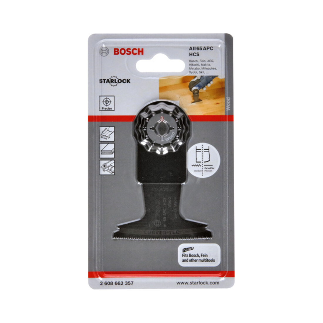 Bosch HCS Tauchsägeblatt AII 65 APC Wood, 40 x 65 mm