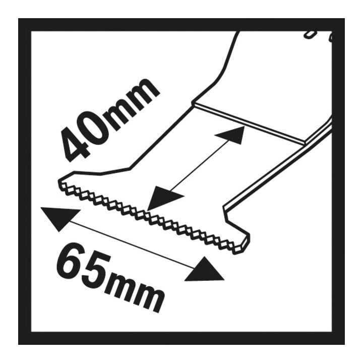 Bosch HCS Tauchsägeblatt AII 65 APC Wood, 40 x 65 mm