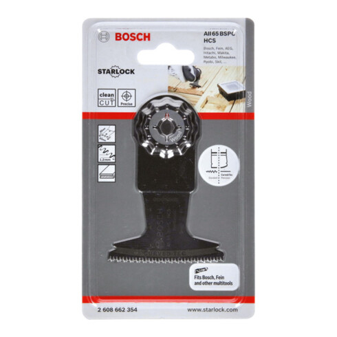 Bosch HCS Tauchsägeblatt AII 65 BSPC Hard Wood, 40 x 65 mm