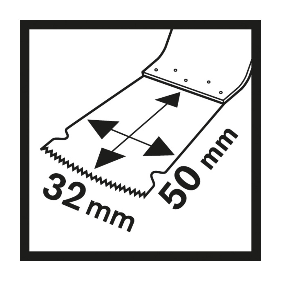 Bosch HCS Tauchsägeblatt AIZ 32 BSPC Hard Wood, 50 x 32 mm