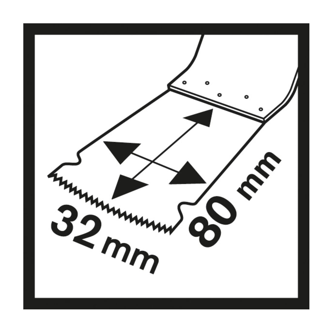 Bosch HCS Tauchsägeblatt MAIZ 32 EPC Wood, 80 x 32 mm