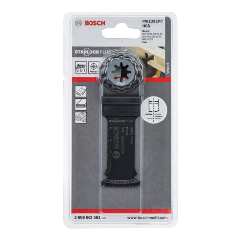 Bosch HCS Tauchsägeblatt PAIZ 32 EPC Wood, 60 x 32 mm, DIY