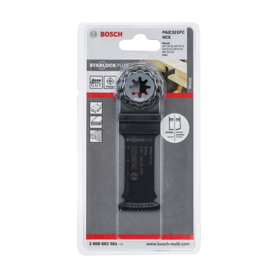 Bosch HCS Tauchsägeblatt PAIZ 32 EPC Wood, 60 x 32 mm, DIY