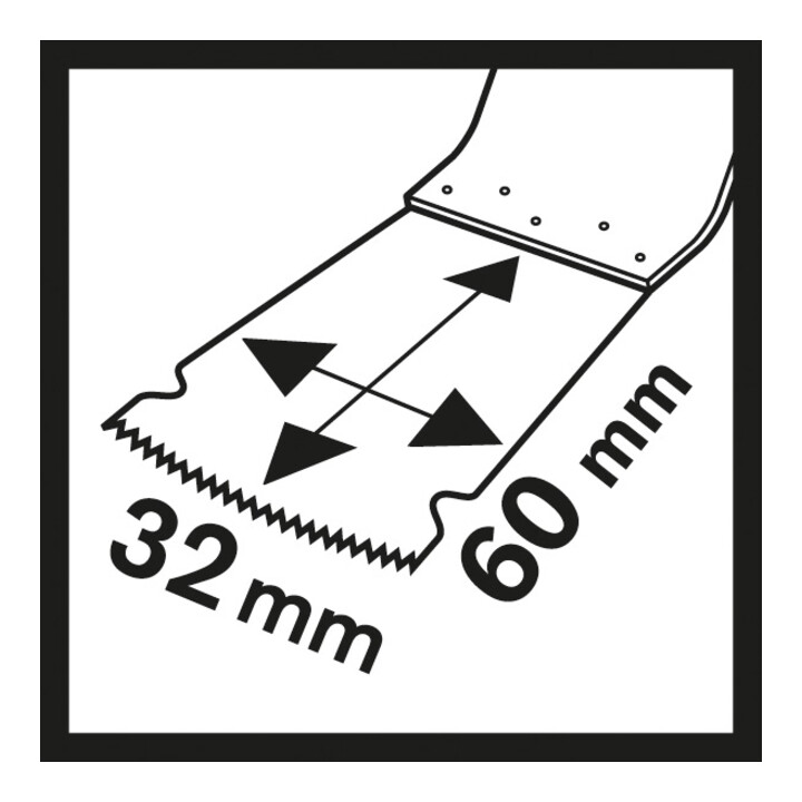Bosch HCS Tauchsägeblatt PAIZ 32 EPC Wood, 60 x 32 mm, DIY