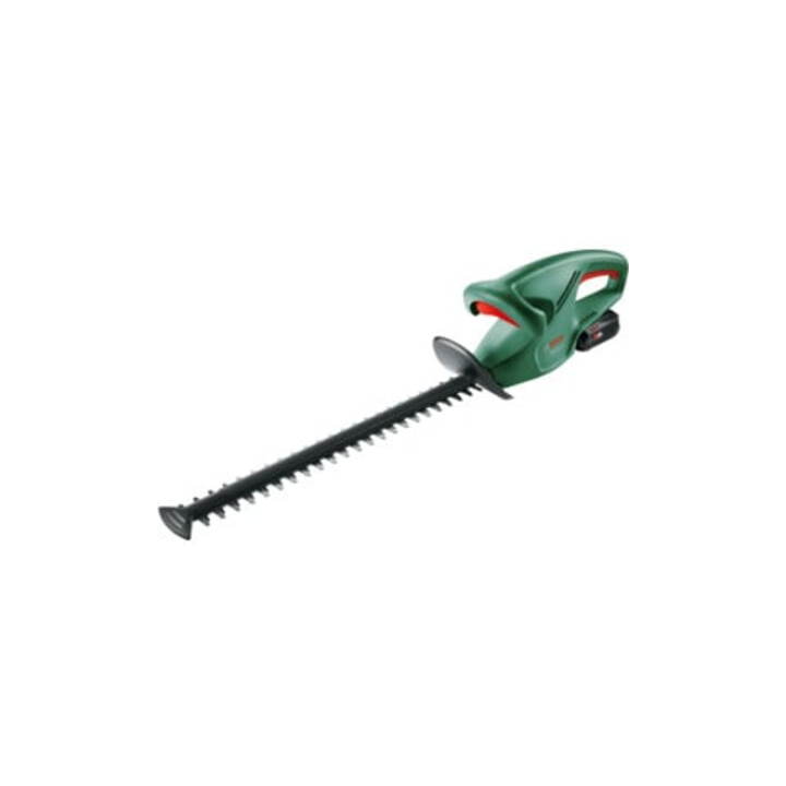 Bosch Heckenschere EasyHedgeCut 18-45 mit 1x Akkupack, Ladegerät,Messerabdeckung