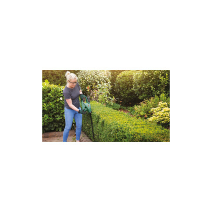 Bosch Heckenschere EasyHedgeCut 18-45 mit 1x Akkupack, Ladegerät,Messerabdeckung