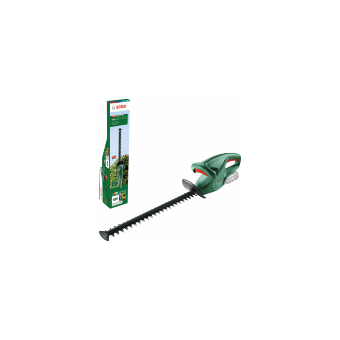 Bosch Heckenschere EasyHedgeCut 18-45 mit Messerabdeckung