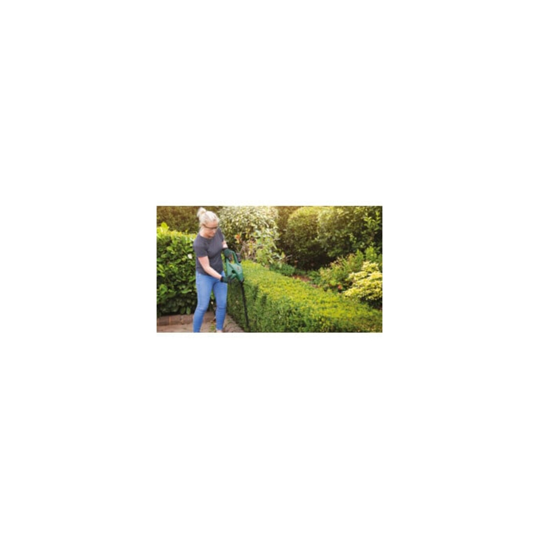 Bosch Heckenschere EasyHedgeCut 18-45 mit Messerabdeckung