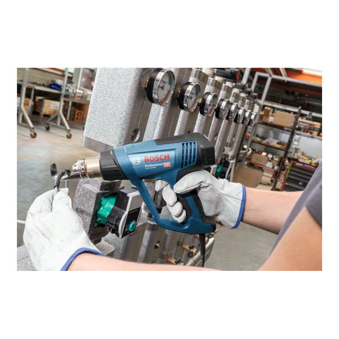 Bosch Heißluftgebläse GHG 23-66 2 Düsen