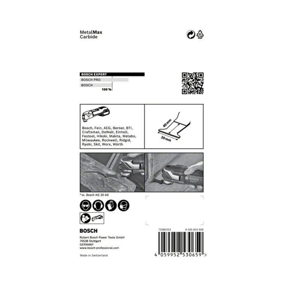 Bosch HM-Tauchsägeblatt EXPERT AIZ 20 AIT VE à 5 Stück Starlock