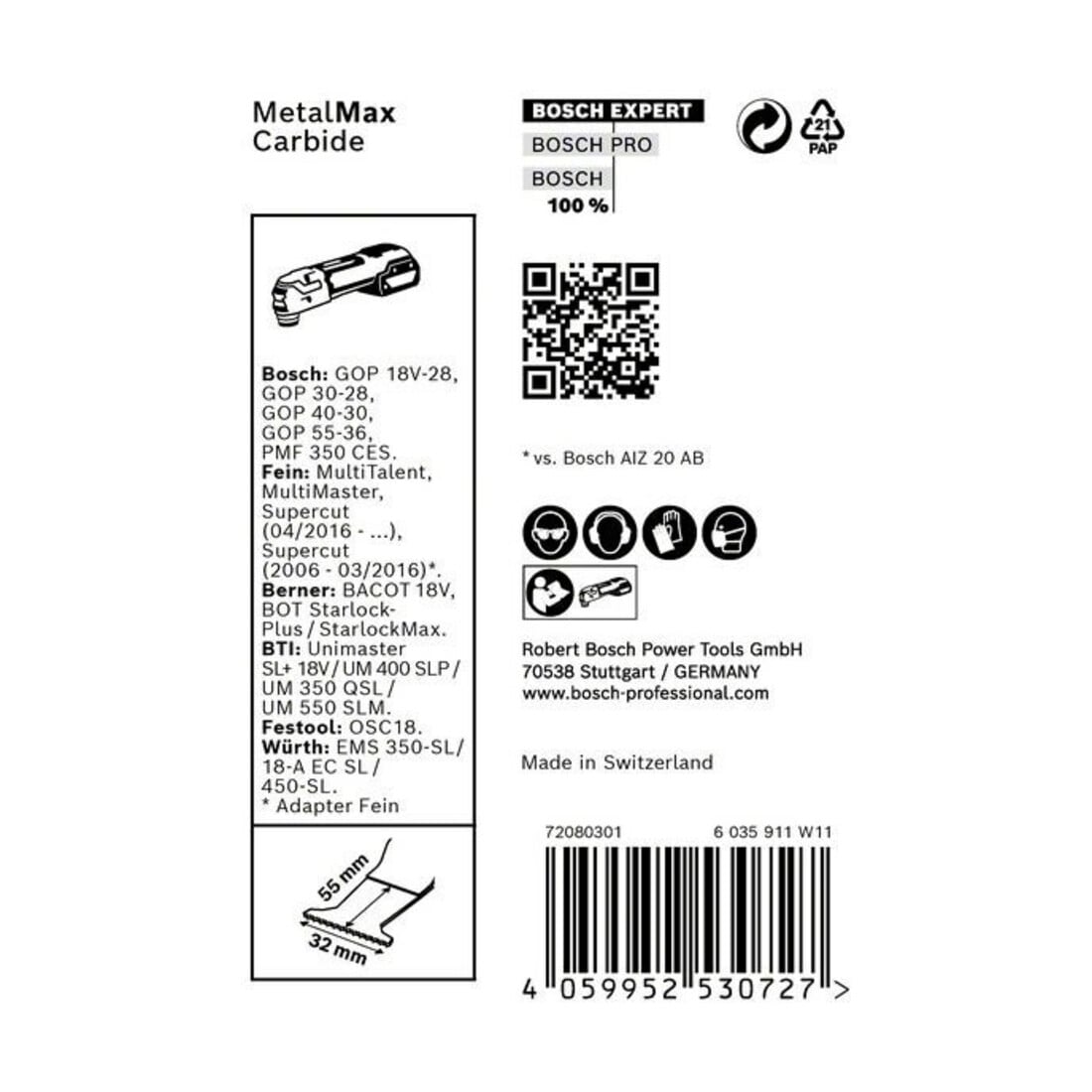 Bosch HM-Tauchsägeblatt EXPERT PAIZ 32 AIT VE à 10 Stück StarlockPlus