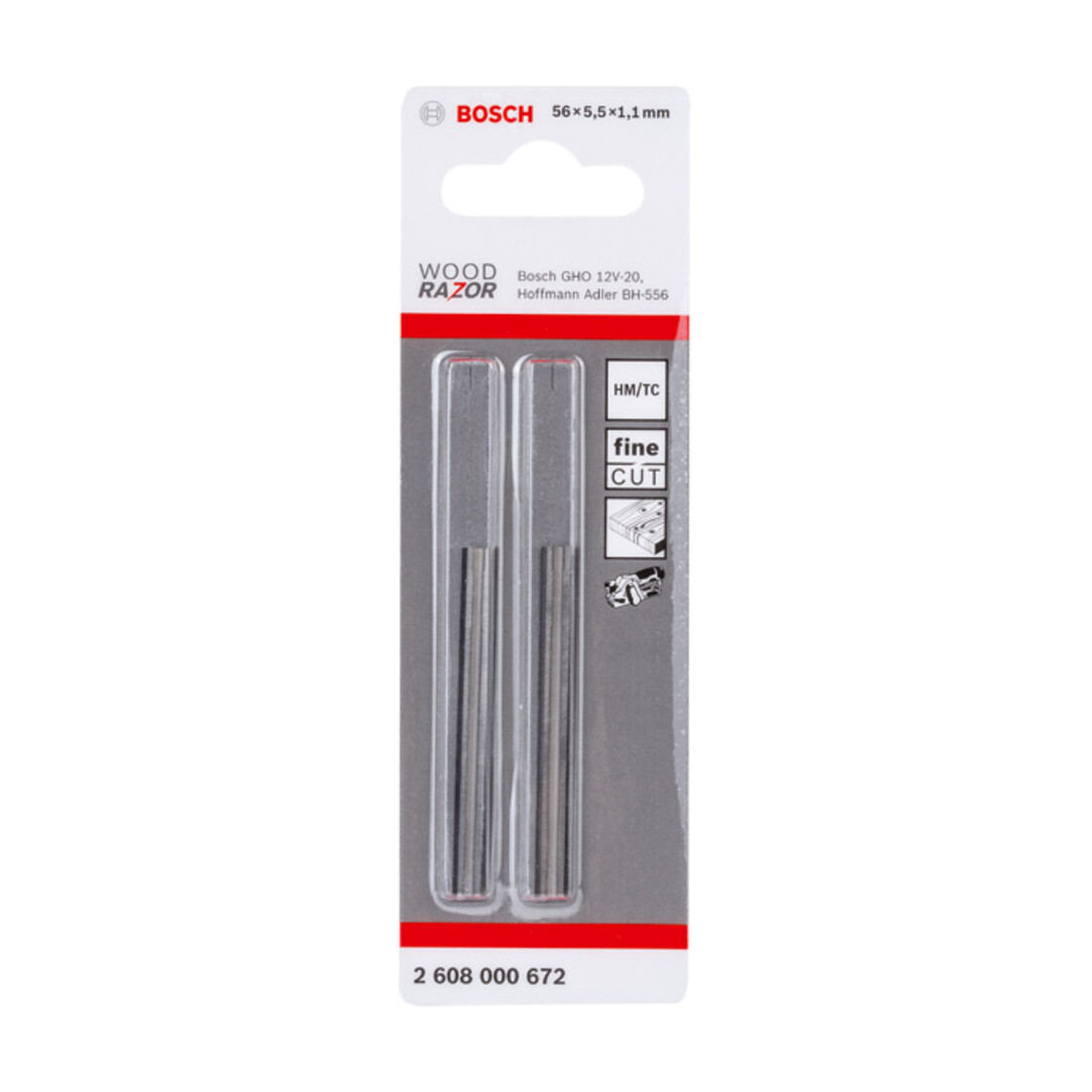 Bosch Hobelmesser 56 mm für GHO 12V-20