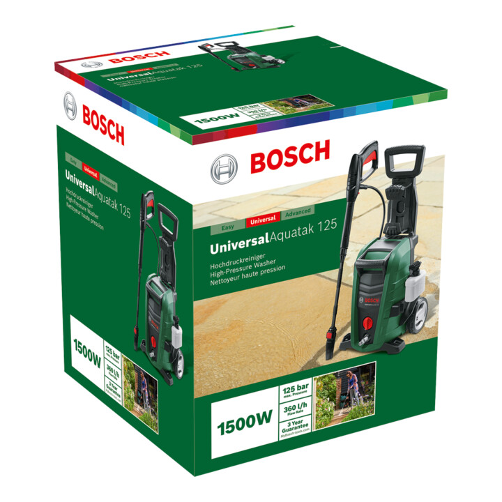 Bosch Hogedrukreiniger UniversalAquatak 125 360 Cleaning Kit