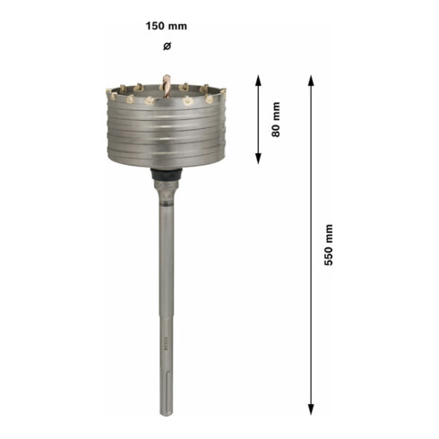 Bosch Hohlbohrkrone SDS max-9 150 x 80 x 300 mm