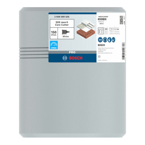 Bosch Hohlbohrkrone SDS max-9 150 x 80 x 92 mm