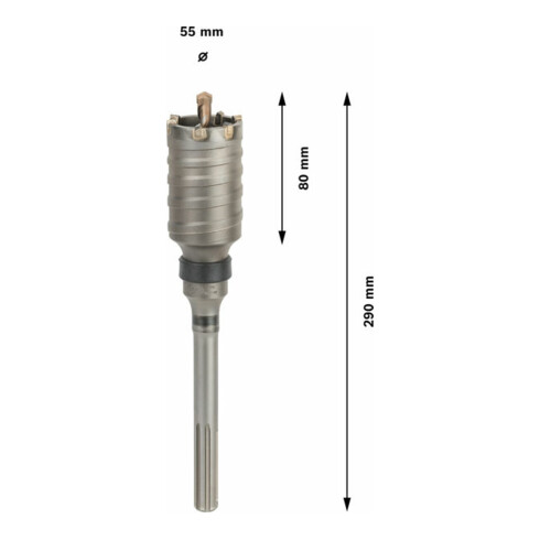 Bosch Hohlbohrkrone SDS max-9 55 x 80 x 160 mm