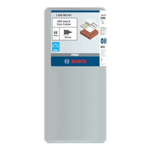 Bosch Hohlbohrkrone SDS max-9 68 x 80 x 108 mm