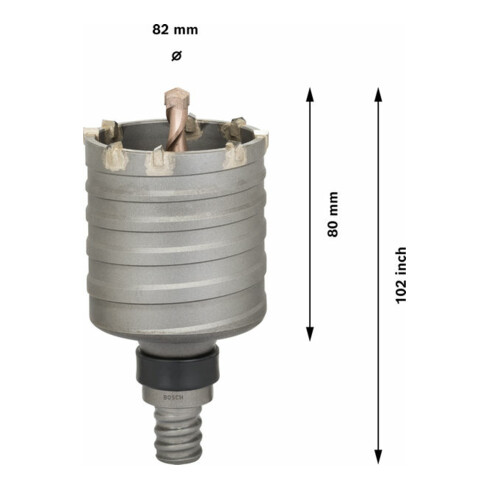 Bosch Hohlbohrkrone SDS max-9 82 x 80 x 102 mm