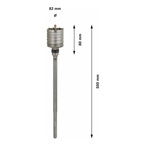 Bosch Hohlbohrkrone SDS max-9 82 x 80 x 420 mm