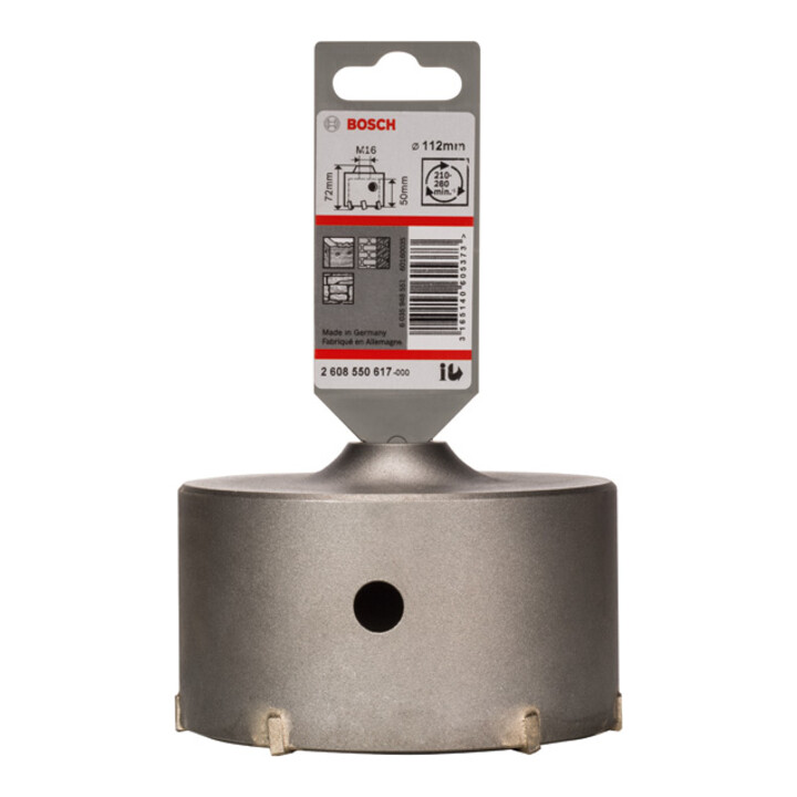 Bosch Hohlbohrkrone SDS plus-9 112 mm 50 mm 72 mm 6