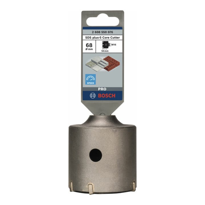 Bosch Hohlbohrkrone SDS plus-9 für Sechskantadapter 68 x 50 x 80 mm 6